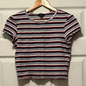 Striped Crop Top